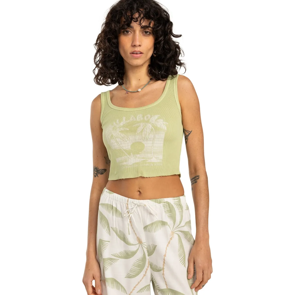 

Женская футболка Nice Feelings Billabong, зеленый