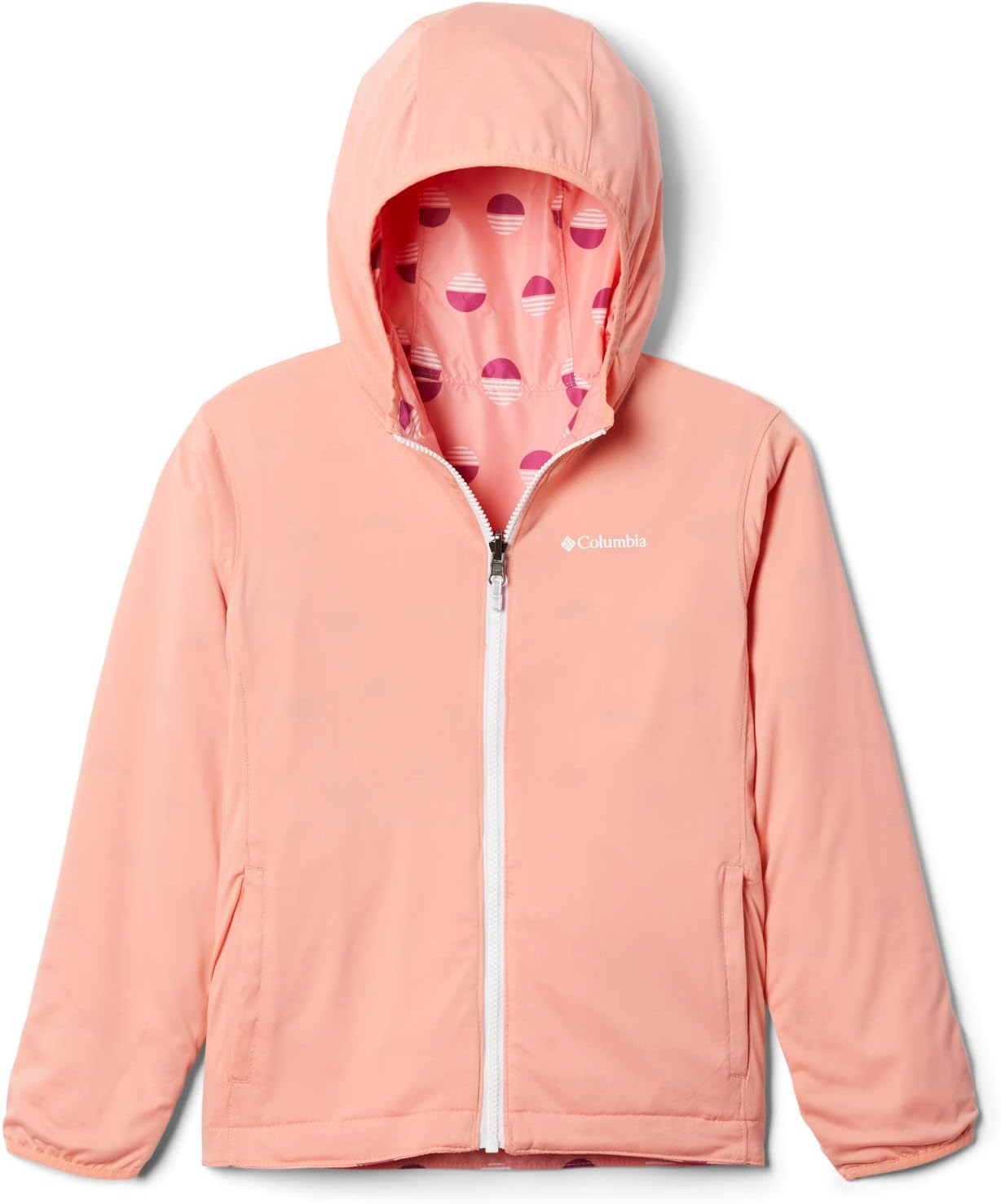 Двусторонняя куртка Columbia boys Pixel Grabber, Coral Reef Sundaze — фото 3