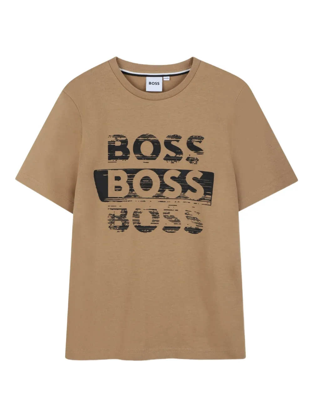 

Футболка с короткими рукавами BOSS Kidswear, коричневый