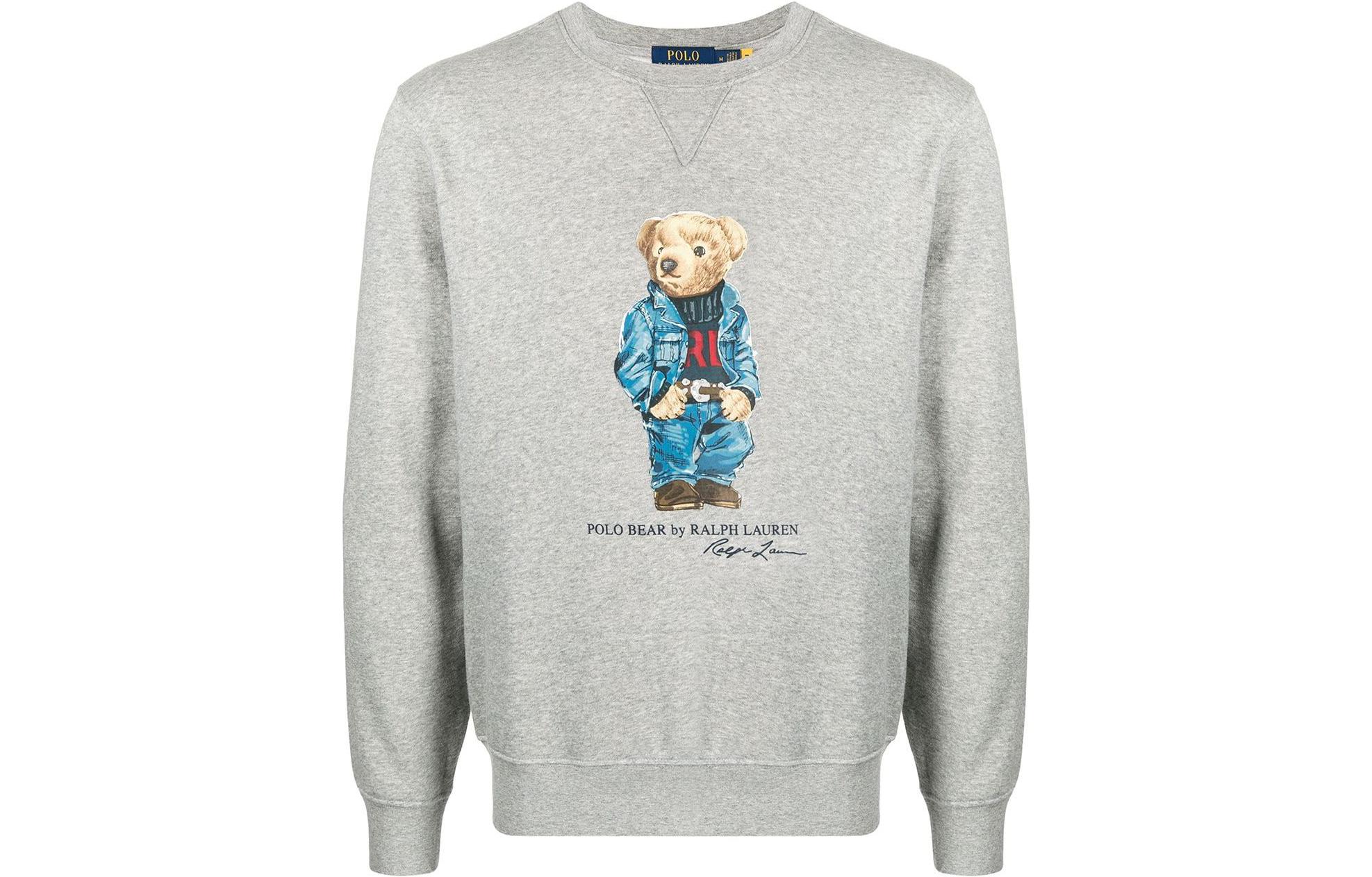 

Свитер мужской серый Polo Ralph Lauren