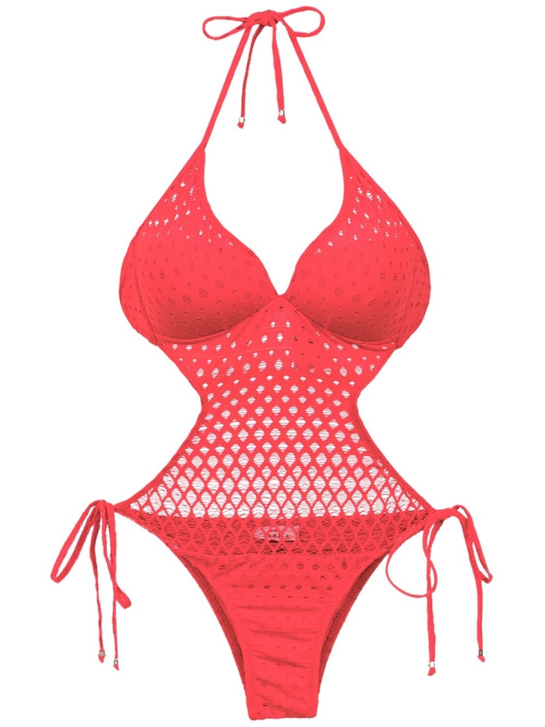 

Amir Slama cut out detail swimsuit, красный