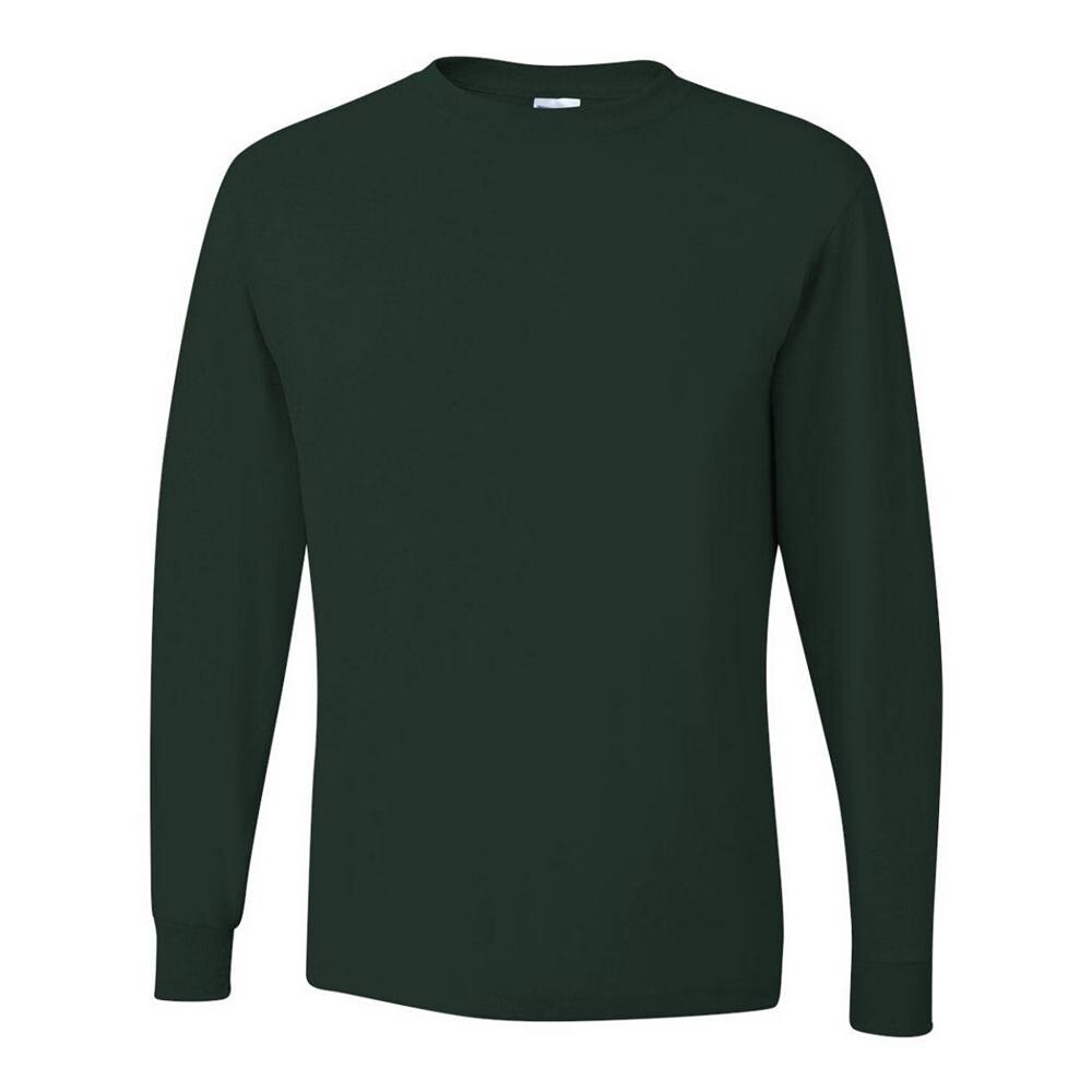 

Футболка Jerzees Dri-power с длинными рукавами 50/50 JERZEES, цвет Forest Green