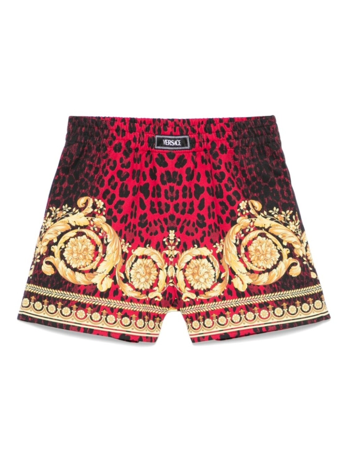 

Versace Kids шорты с принтом Barocco, зеленый