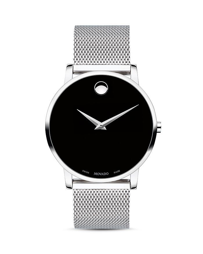 

Часы Movado Core, 40 мм, серебряный