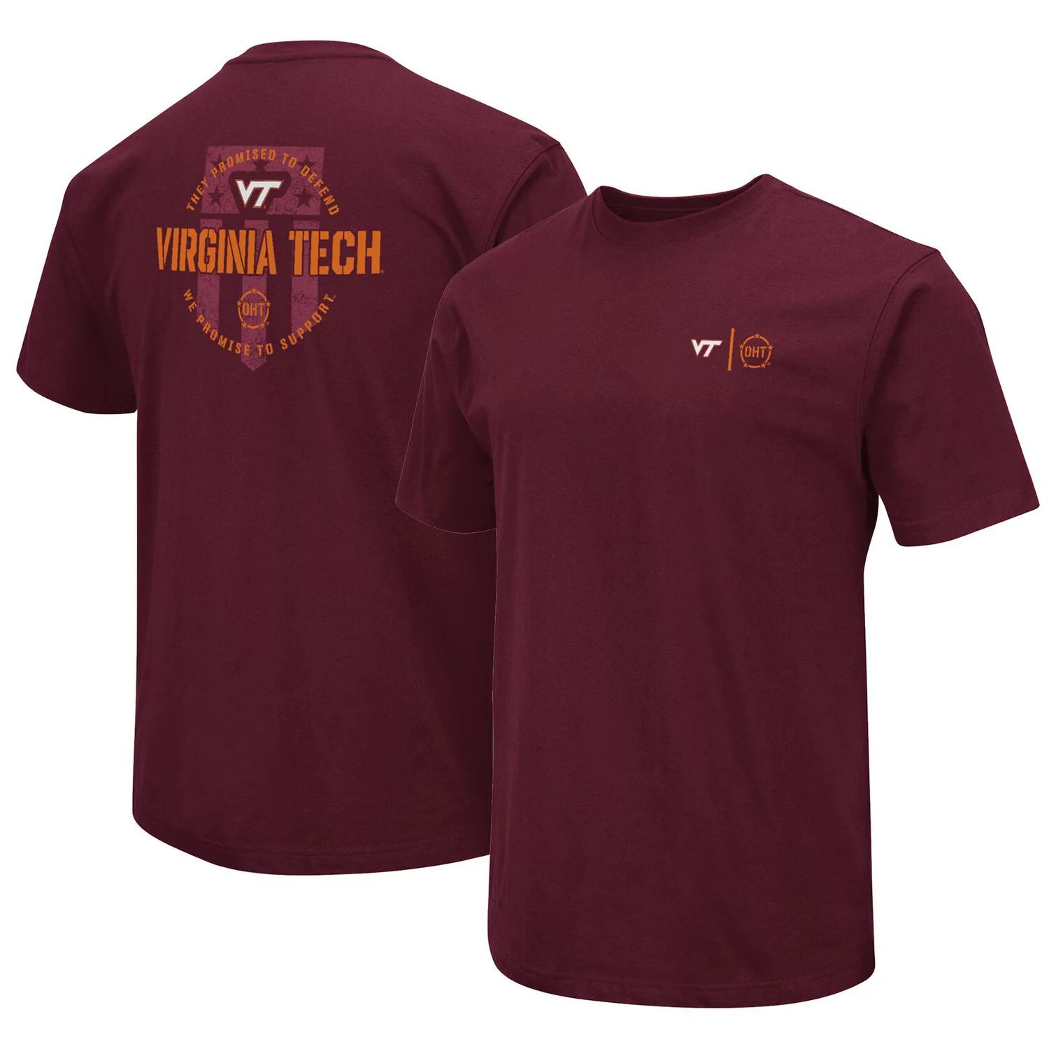 

Мужская темно-бордовая футболка Virginia Tech Hokies OHT Military Appreciation Colosseum, Красный, Мужская темно-бордовая футболка Virginia Tech Hokies OHT Military Appreciation Colosseum