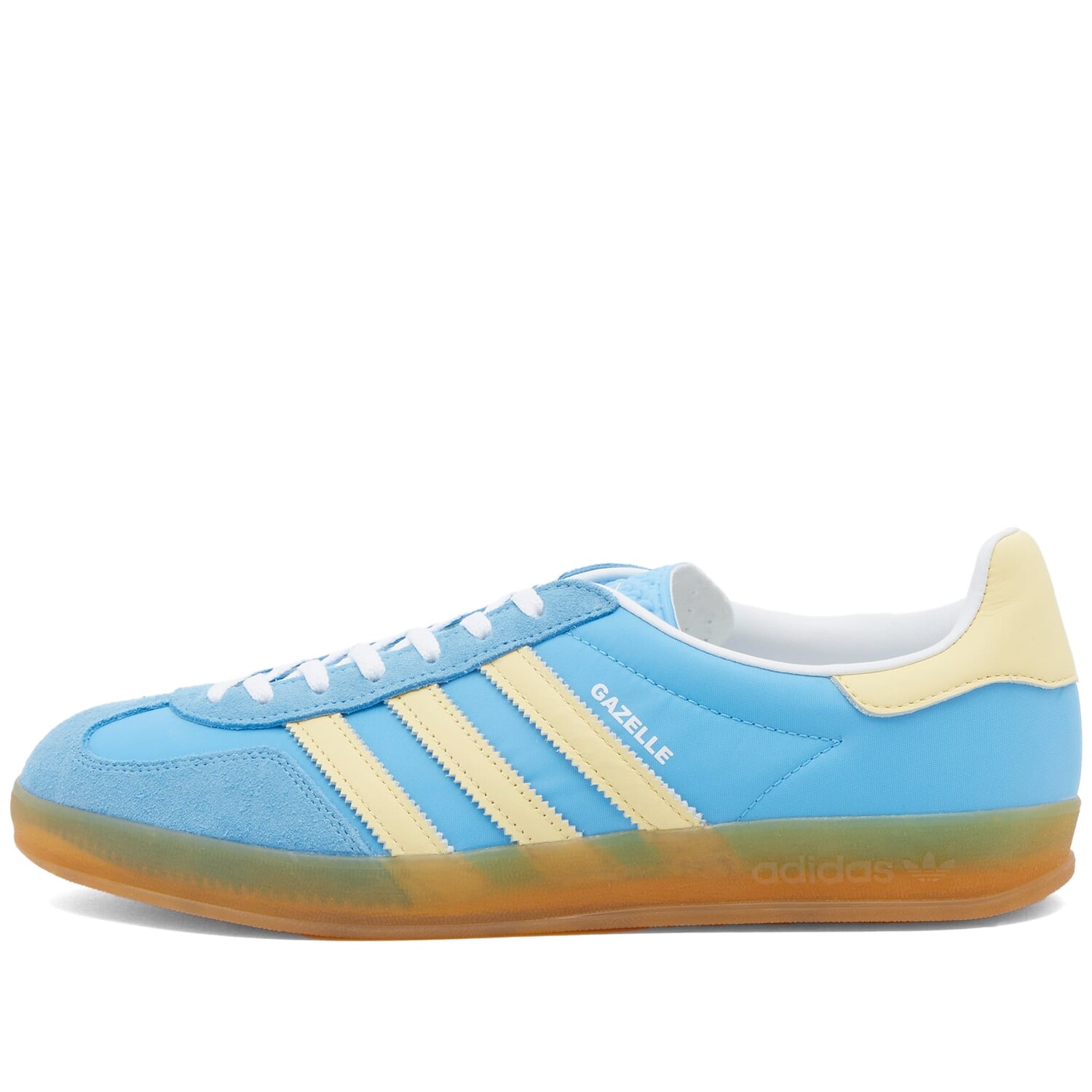 

Кроссовки Adidas Gazelle Indoor W, цвет Semi Blue Burst, Almost Yellow & White