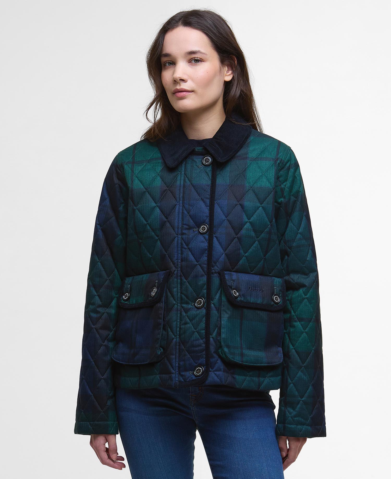 

Стеганая куртка Barbour Loudon Tartan, Blackwatch Tartan