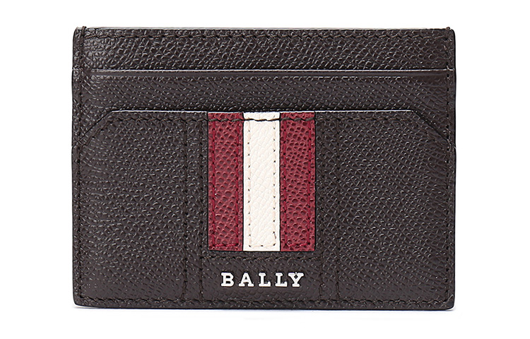 

Кожаный кардхолдер для мужчин BALLY кофейный