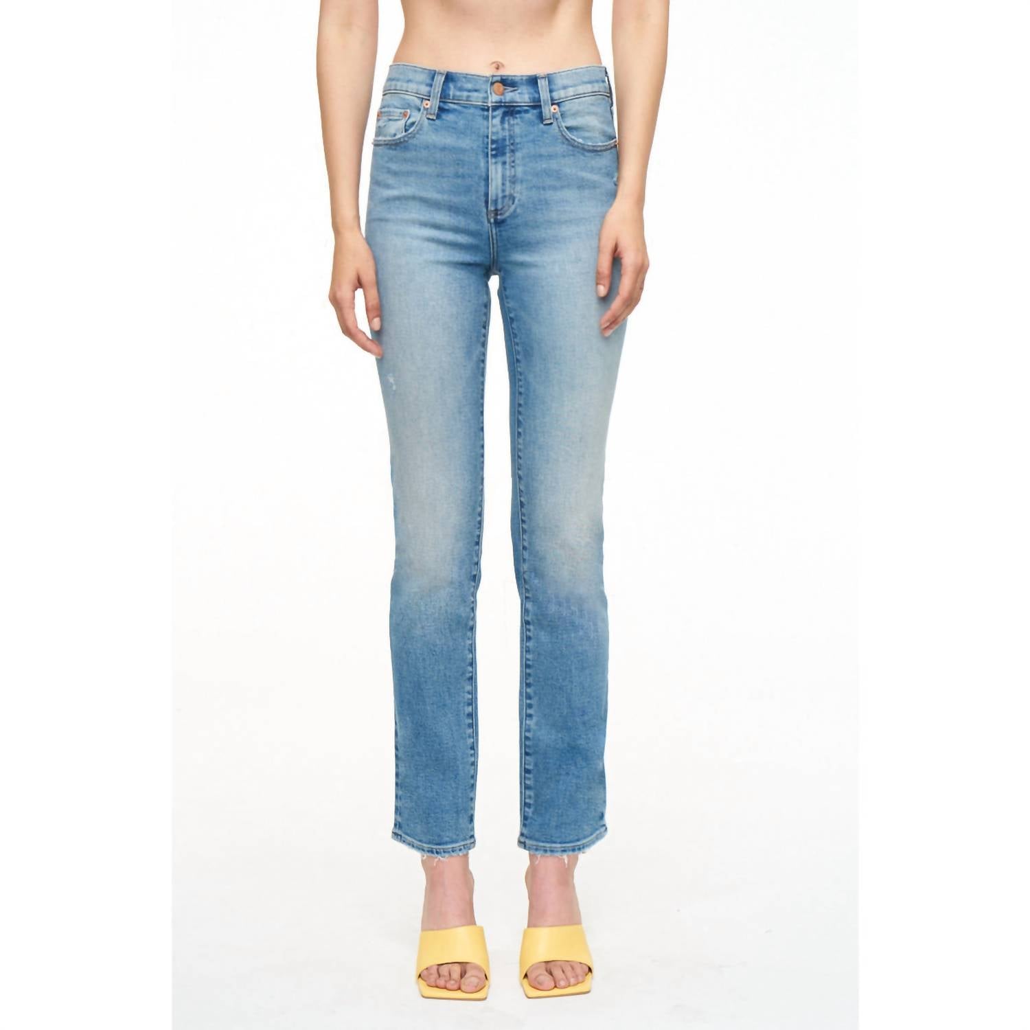 

Джинсы Monroe High Rise в цвете Hula Vintage Wash PISTOLA
