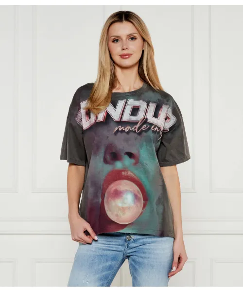 

Футболка Oversize fit Dondup - Made In Italy, серый