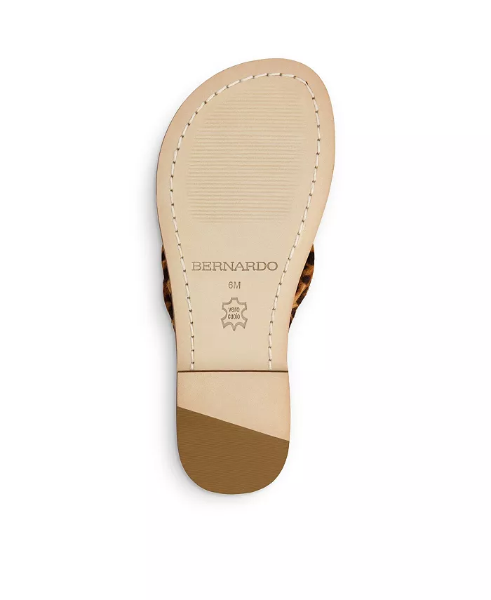 Бернардо Майами Сандалии-шлепанцы из искусственной замши Bernardo Footwear, коричневый — фото 4