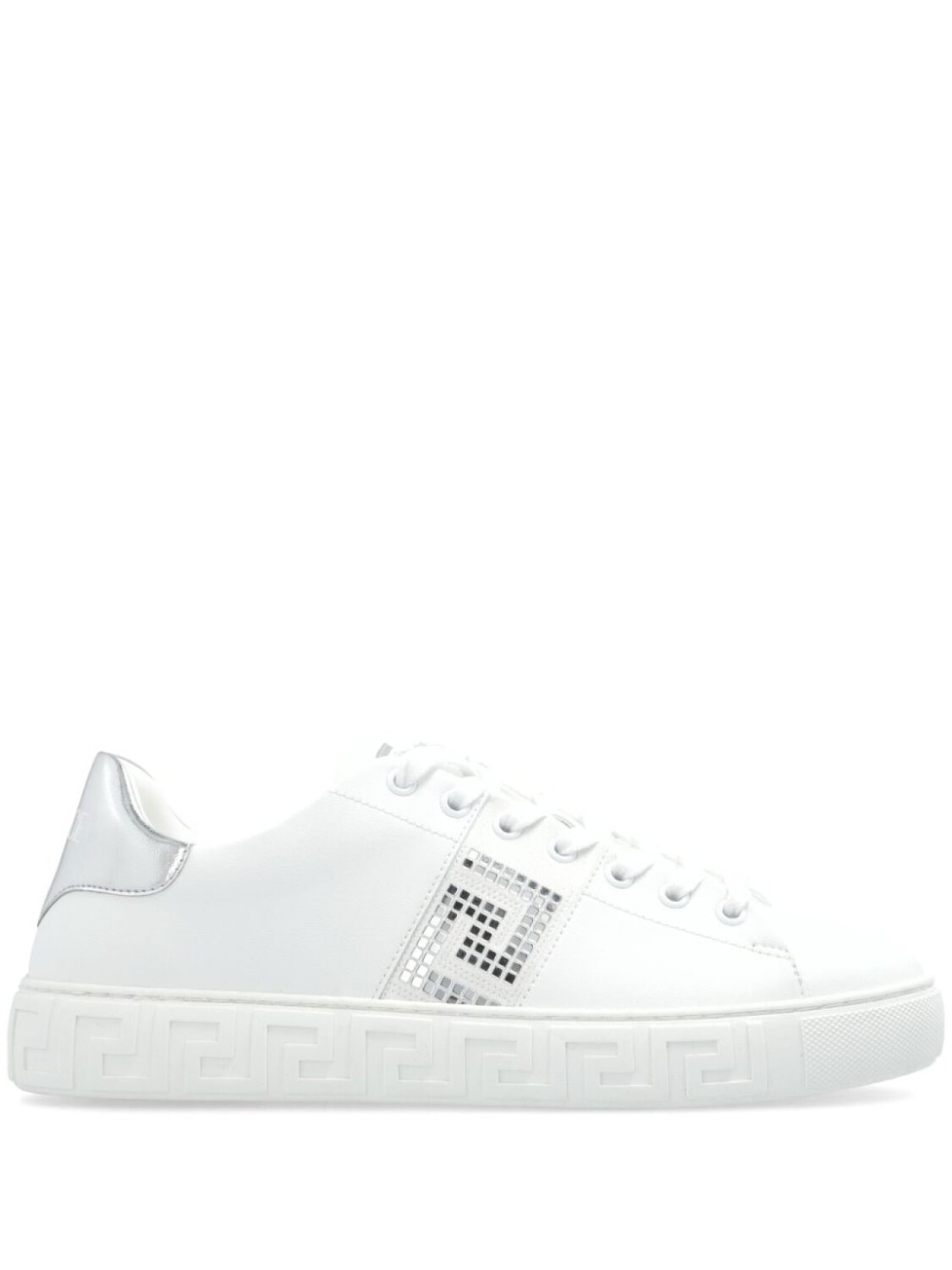 

Versace кроссовки Crystal Greca, белый