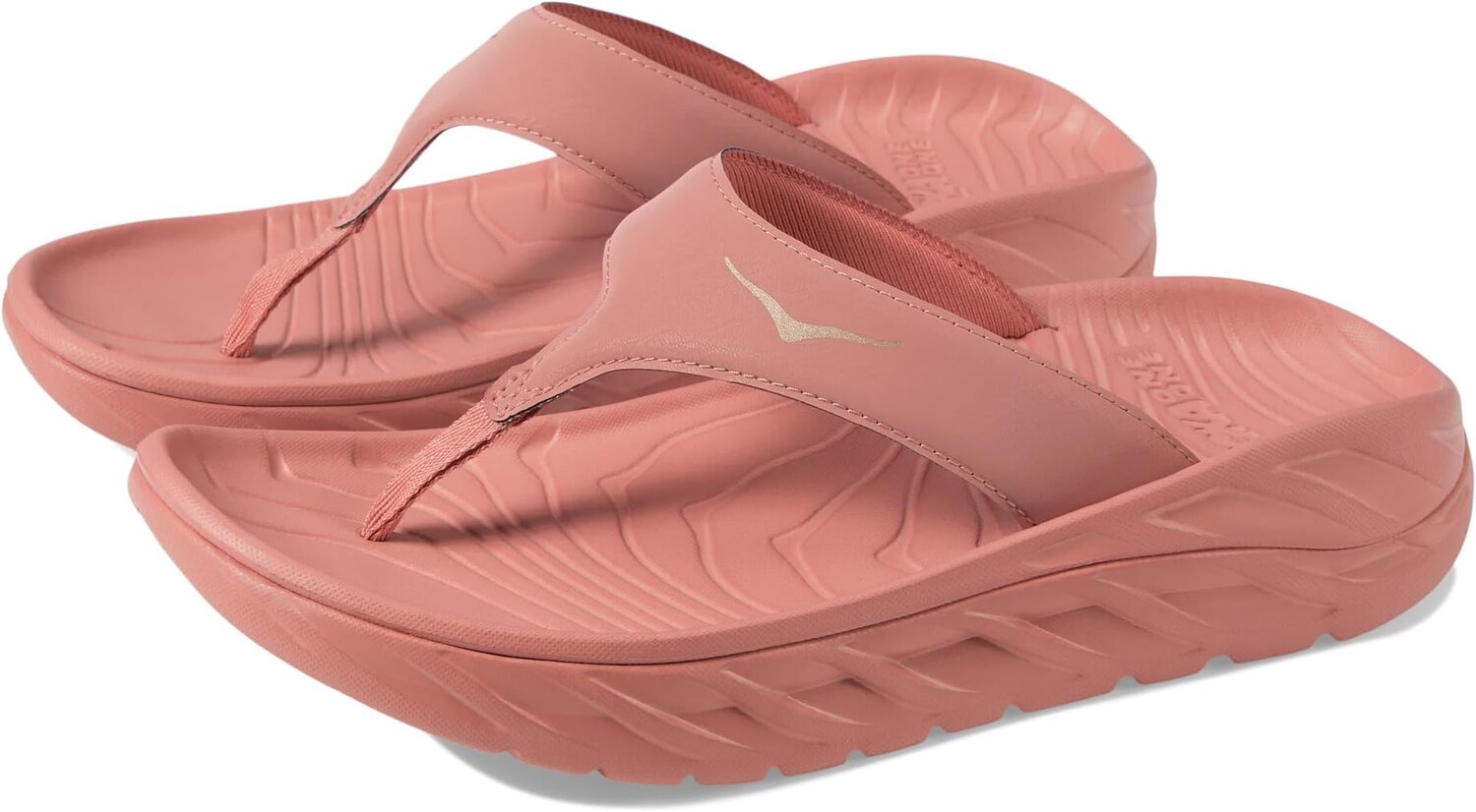 

Шлепанцы Ora Recovery Flip Hoka, цвет Earthenware/Earthenware