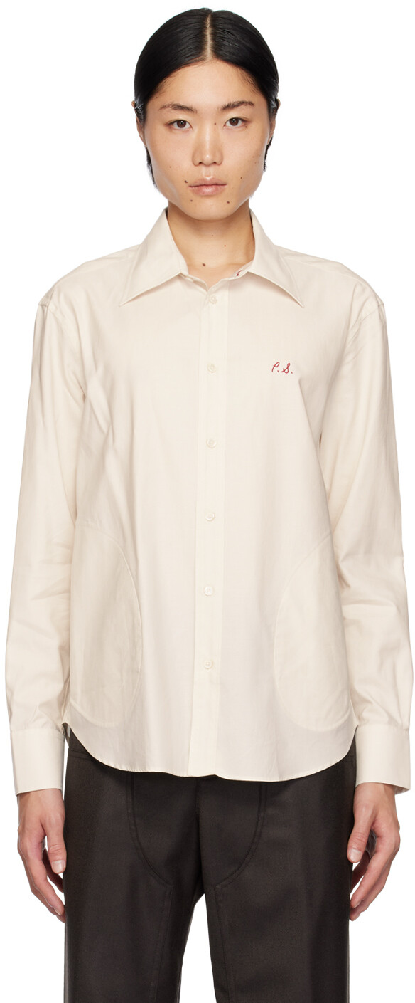 

Рубашка с вышивкой Off-White Commission Edition Paul Smith