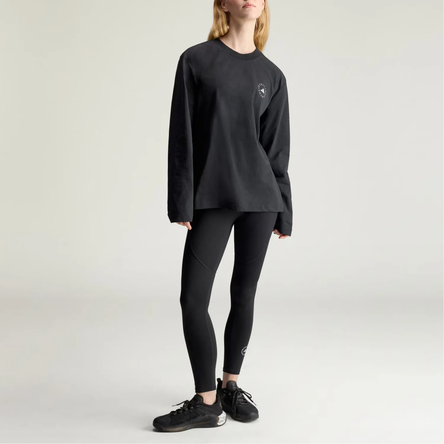 Футболка Stella McCartney Adidas, черный — фото 3