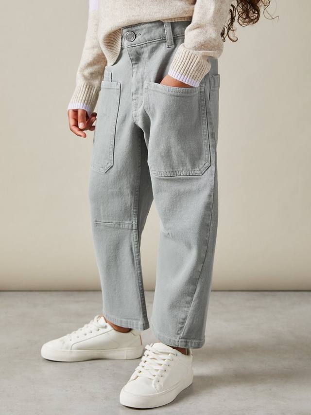 

Детские джинсы Nora с прямыми штанинами Reiss, Khaki