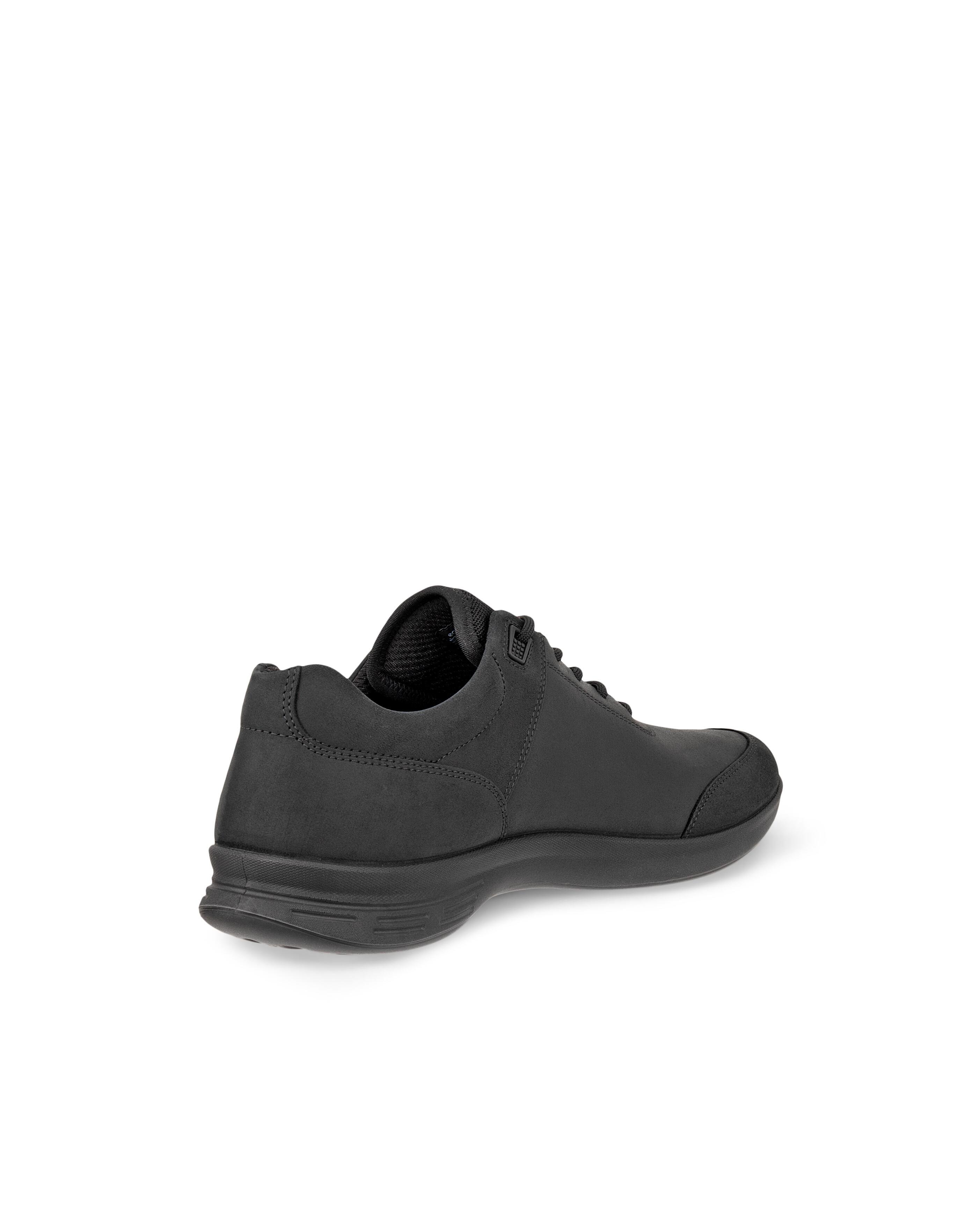 Кроссовки ECCO All Black Exceed из натуральной кожи, легкие и высококачественные, BLACK — фото 2