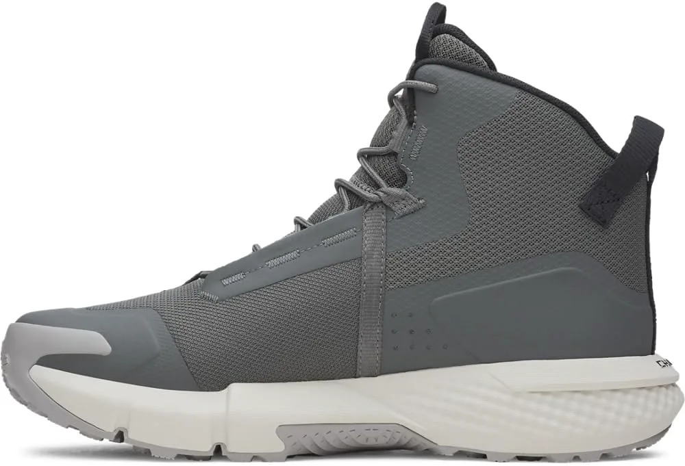 Мужские военные и тактические ботинки Under Armour Charged Valsetz Mid Name ‎Under Armour, зеленый/белый — фото 3