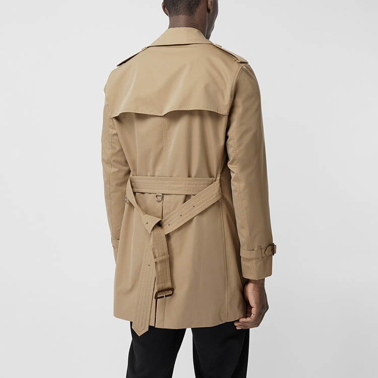 Пальто мужское Burberry, классическое, коричневый — фото 3