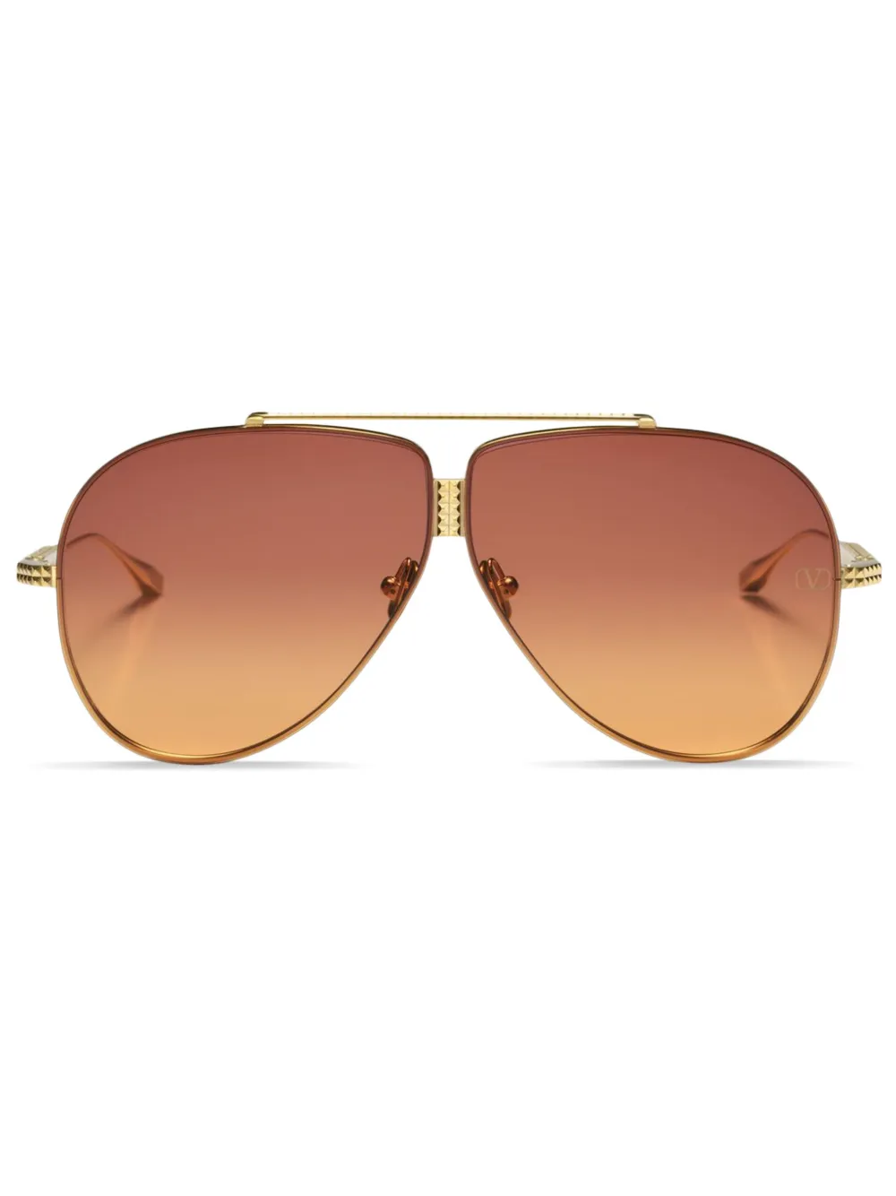 

Солнцезащитные очки-пилоты Rockstud VALENTINO GARAVANI, золотой