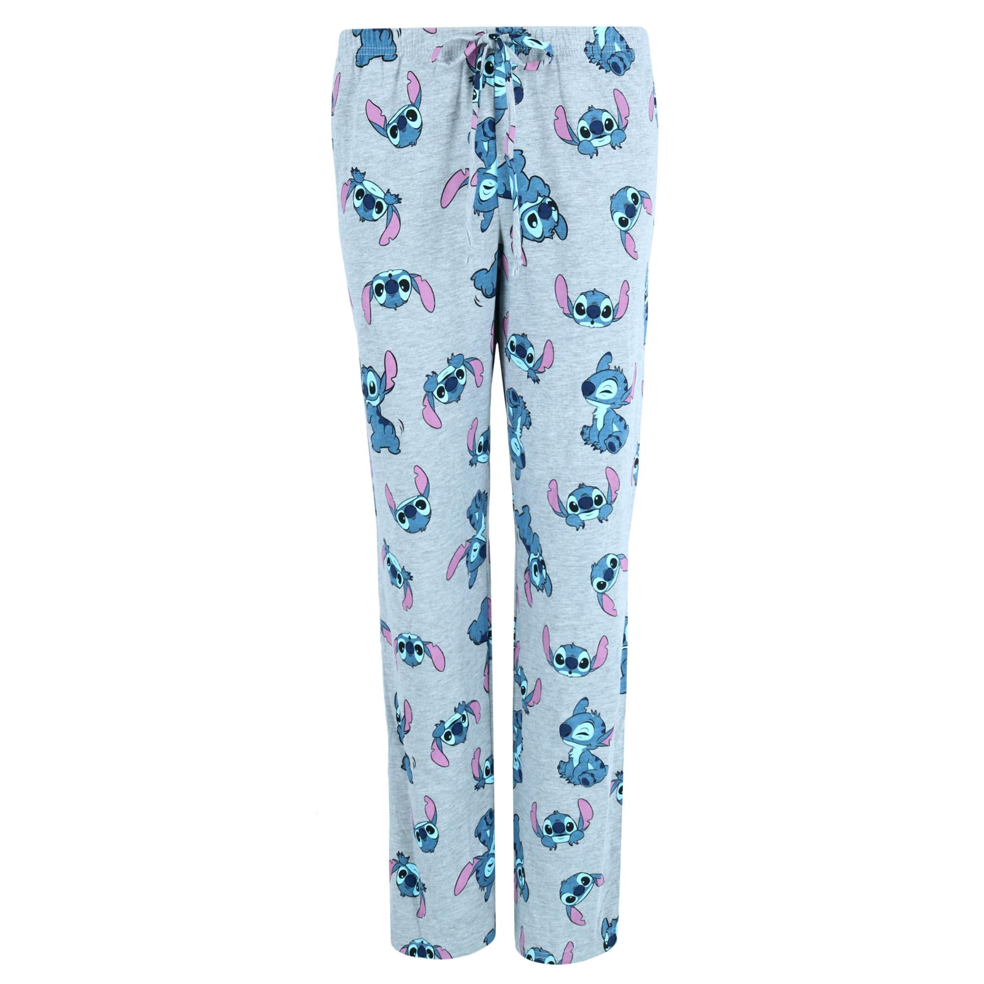 

Женские длинные пижамные брюки для дома Stitch Jerry Leigh, серый