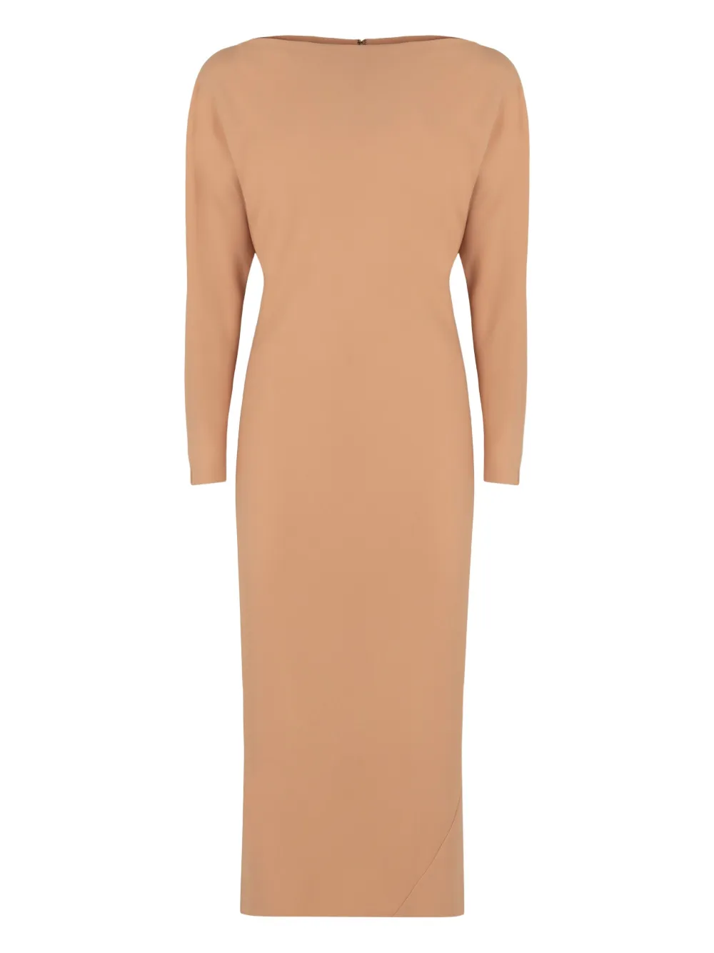 

Макси-платье с вырезом-лодочка Alberta Ferretti, нейтральный