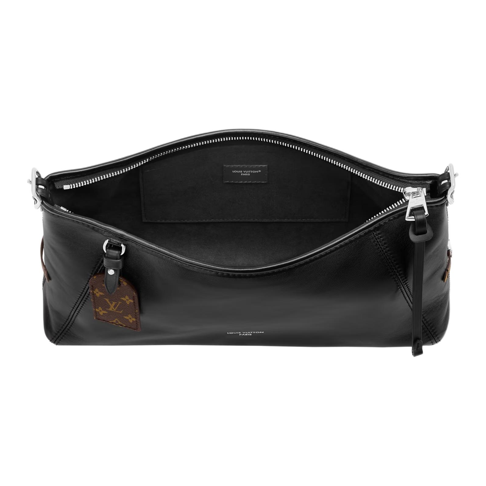 LOUIS VUITTON Сумка через плечо Carryall из овчины для женщин, черная — фото 4