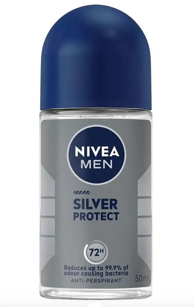 Мужской шариковый дезодорант Nivea Men Silver Protect 50 мл, 2 шт. Nivea