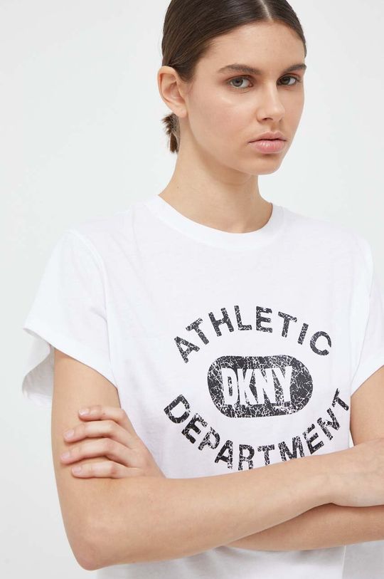 

Хлопковая футболка Dkny, белый