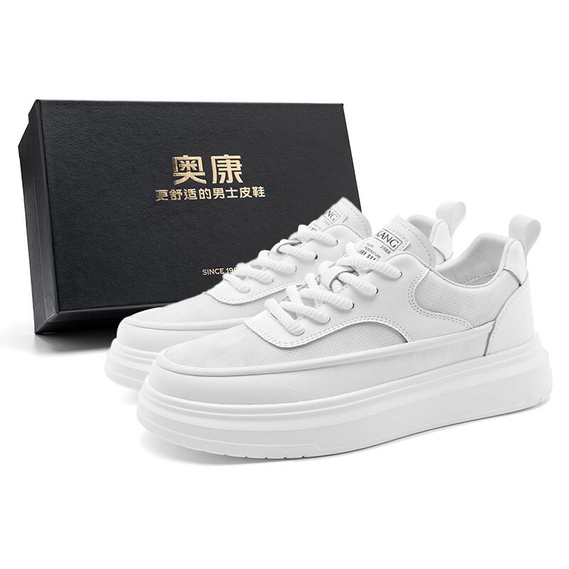 

Кроссовки AOKANG Skateboarding Shoes Men Low-top, белый