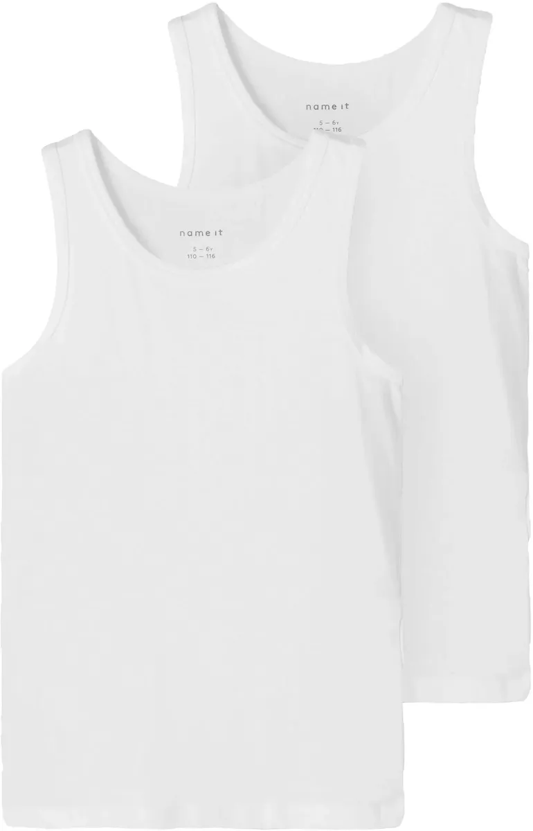 

Майка Name It "NKMTANK TOP 2P" (упаковка, 2 шт.), белый