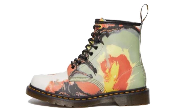 Мужские ботинки Dr. Martens 1460 x Tate Decalcomania кожаные с принтом, мультиколор — фото 2