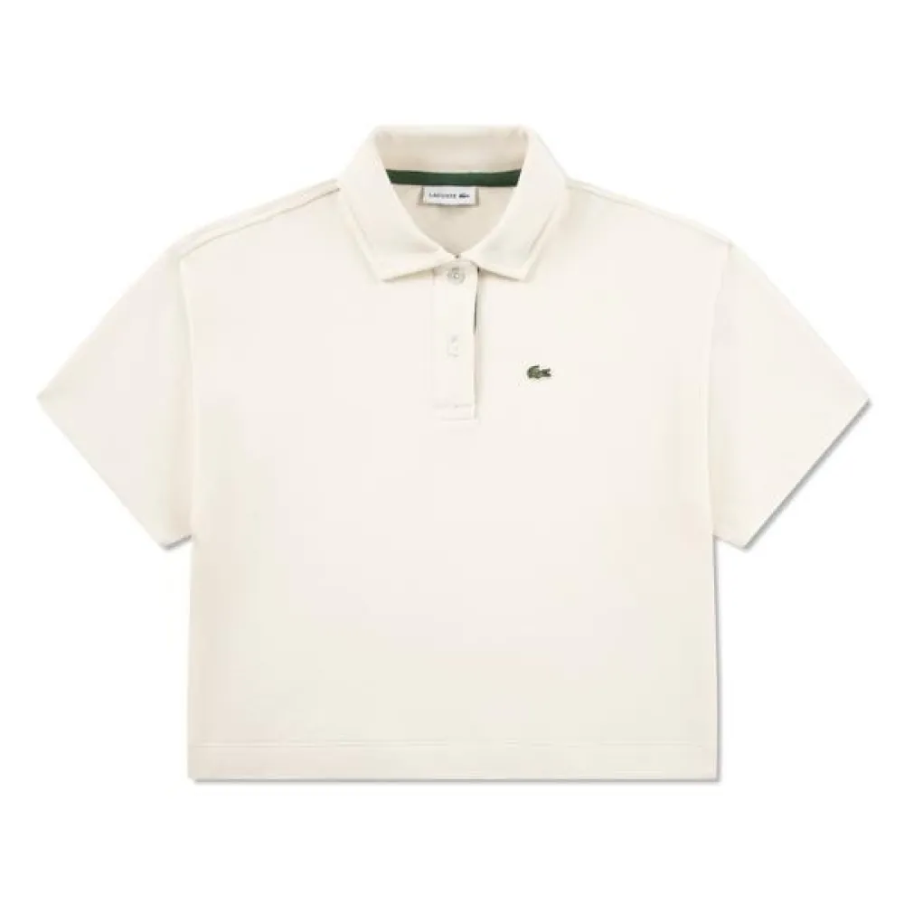 Детская рубашка-поло Lacoste 347046 с коротким рукавом Lacoste kids, белый