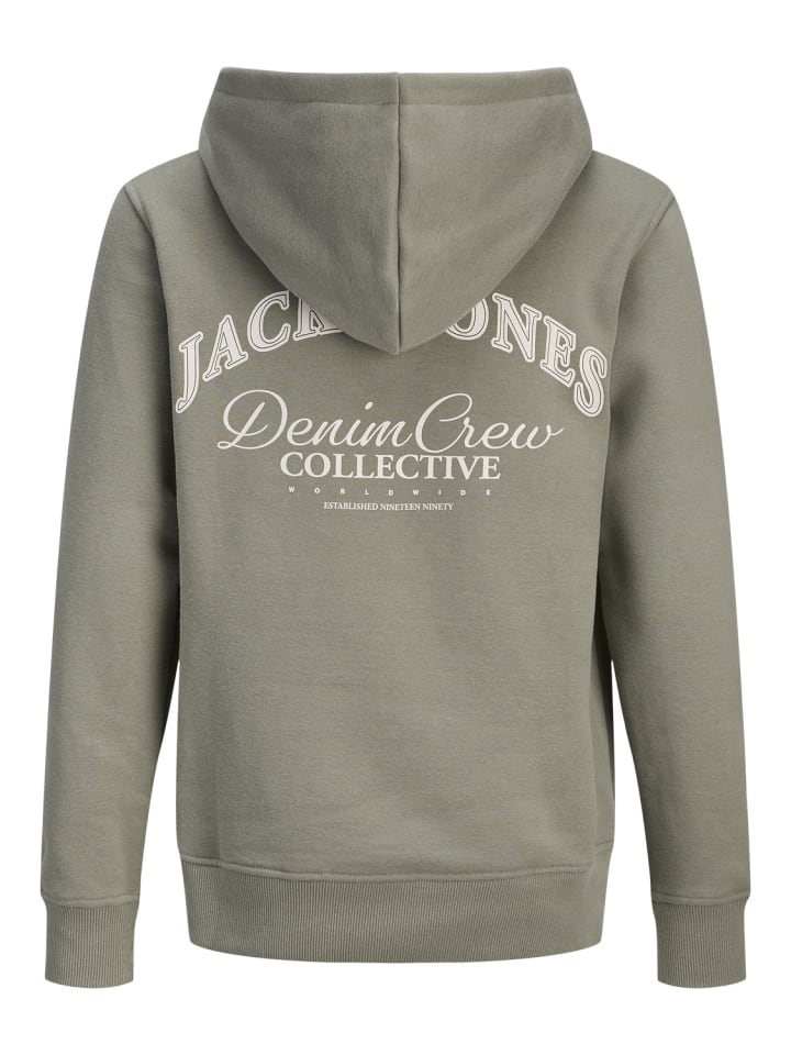 JACK & JONES Junior Толстовка с капюшоном JJEBRANDES MNI в цвете ветивер — фото 2