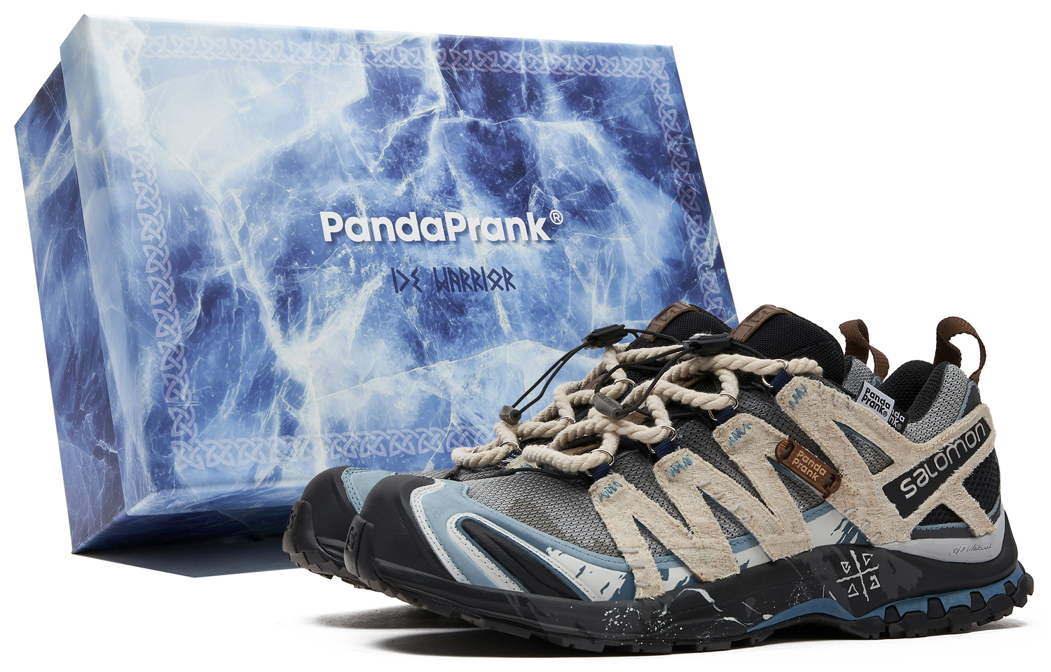 

SALOMON Кроссовки для бега XA PRO 3D LA YAUTE низкие унисекс Anti-Slip Wear-Resistant бежевый синий
