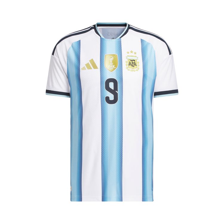 

Домашняя футболка Adidas Argentina 26 Альвареса, цвет белый/ледяной синий