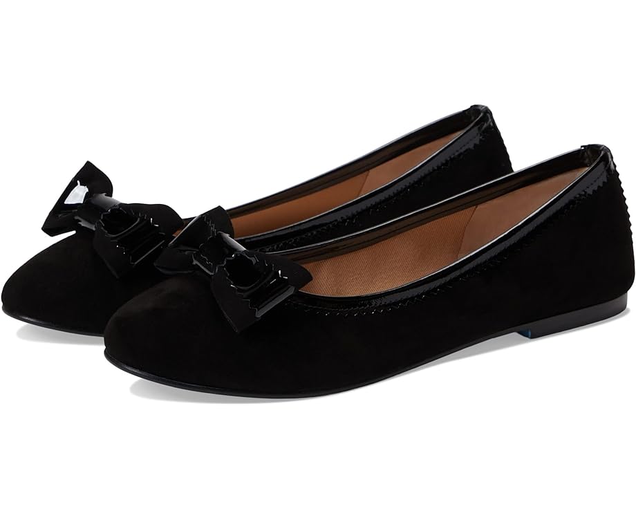 

Балетки French Sole Blair, цвет Black Suede/Patent