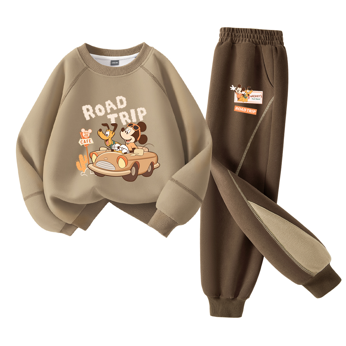

Детская повседневная спортивная одежда Disney, коричневый