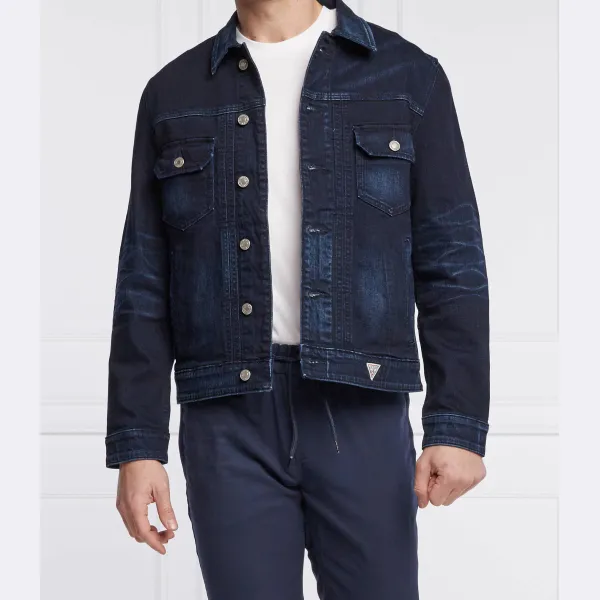 

Джинсовая куртка Jeanowa Lewis стандартного кроя Guess, синий