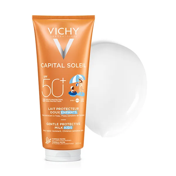 Детское солнцезащитное молочко Vichy Ideal Soleil SPF 50, 300 мл — фото 2