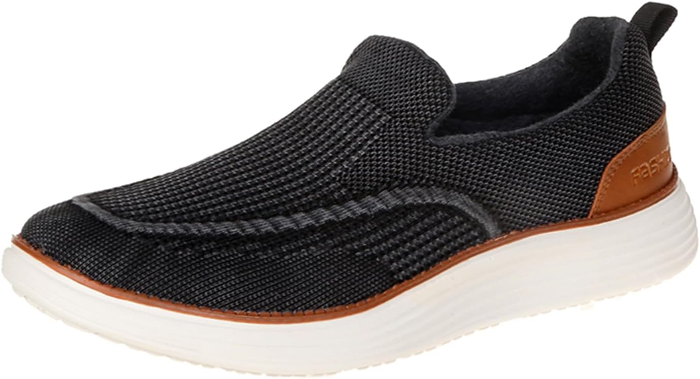 

Кроссовки Abborora для мужчин, повседневная обувь, низкий верх, слипоны, легкие, дышащая сетка, для ходьбы и вождения, черный