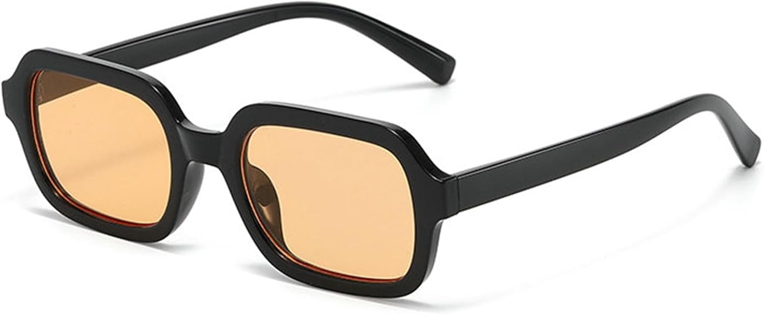 

Модные маленькие солнцезащитные очки неправильной формы для мужчин и женщин, классические квадратные желтые винтажные очки, защита от ультрафиолета UV400 S68 helena, C5