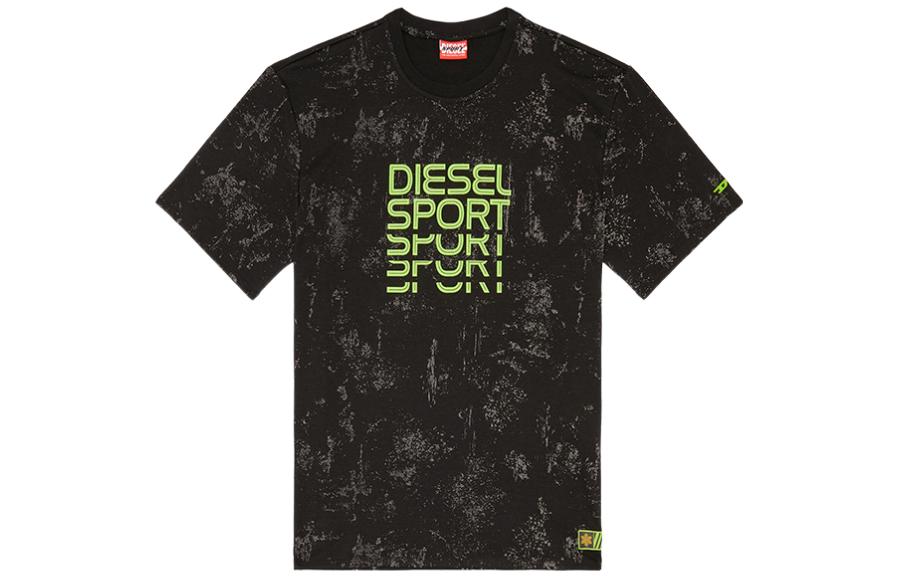 

Футболка спортивная женская черная DIESEL