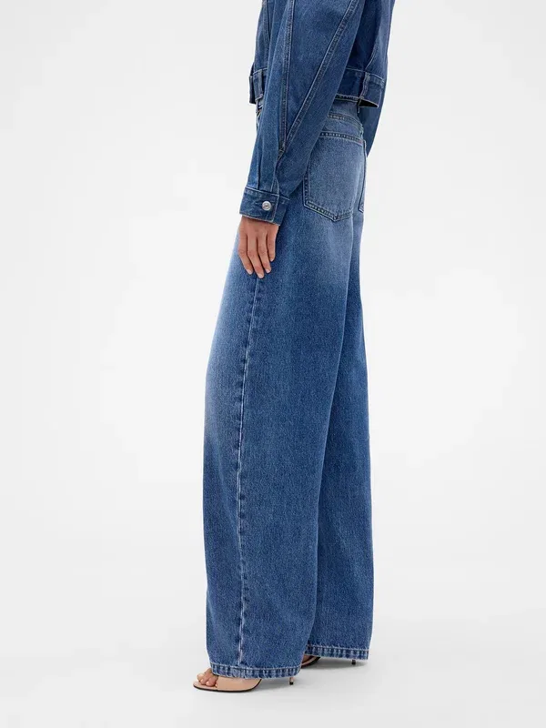 Джинсы Victoria Beckham The Arc Jean Loose Jeans Gap, средняя стирка — фото 4