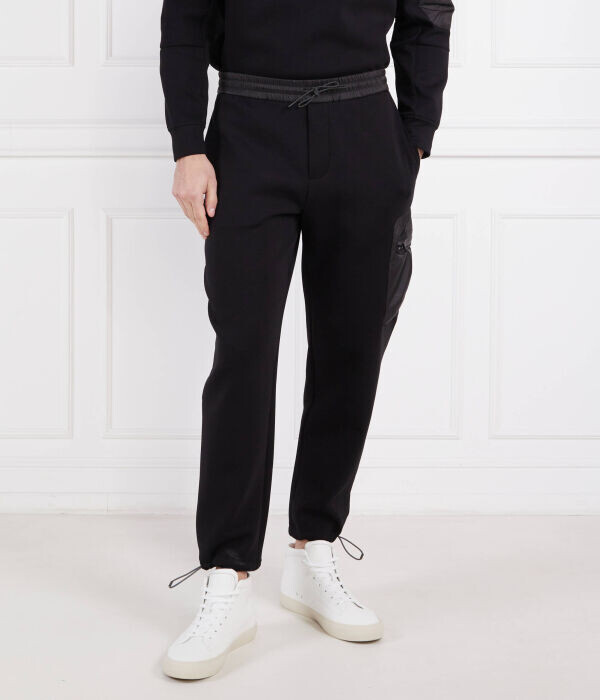 Спортивные штаны мужские Emporio Armani с кулисками, черный — фото 3
