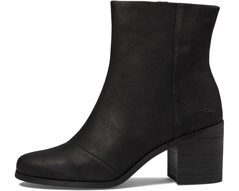 Ботинки TOMS Evelyn, цвет Black/Black Leather — фото 4