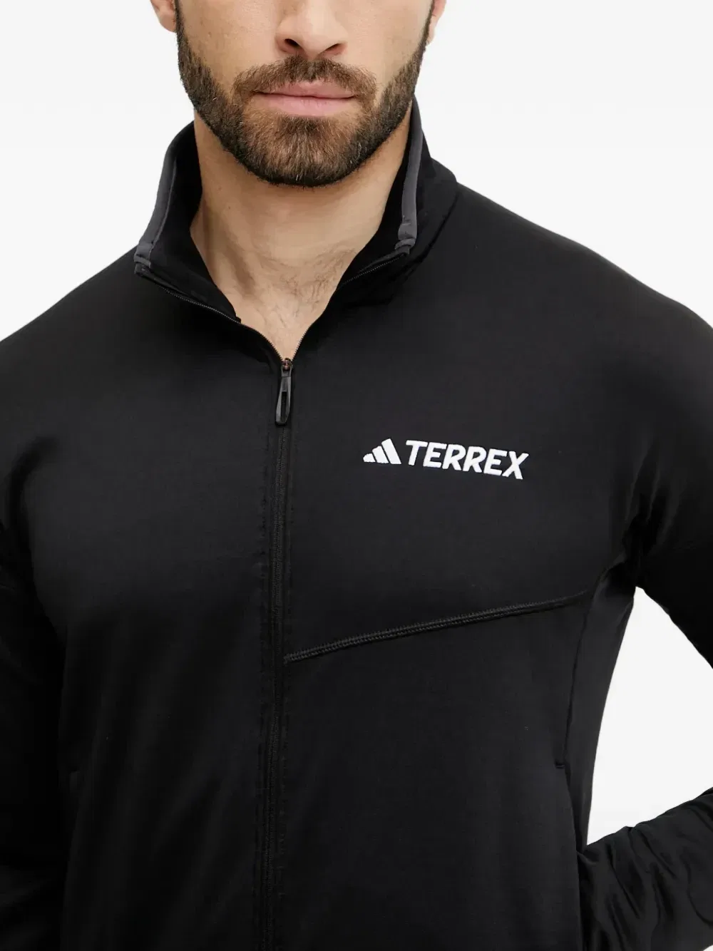 Флисовая куртка Terrex Climawarm Xperior Adidas, черный — фото 4