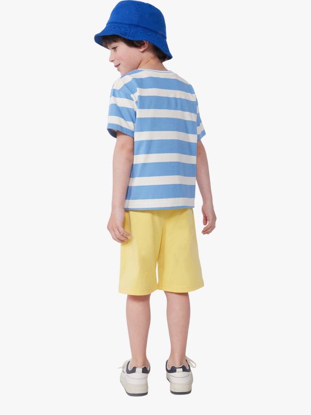 Детская хлопковая футболка в полоску, Alaska/Avalanche Petit Bateau, Alaska/Avalanche — фото 2