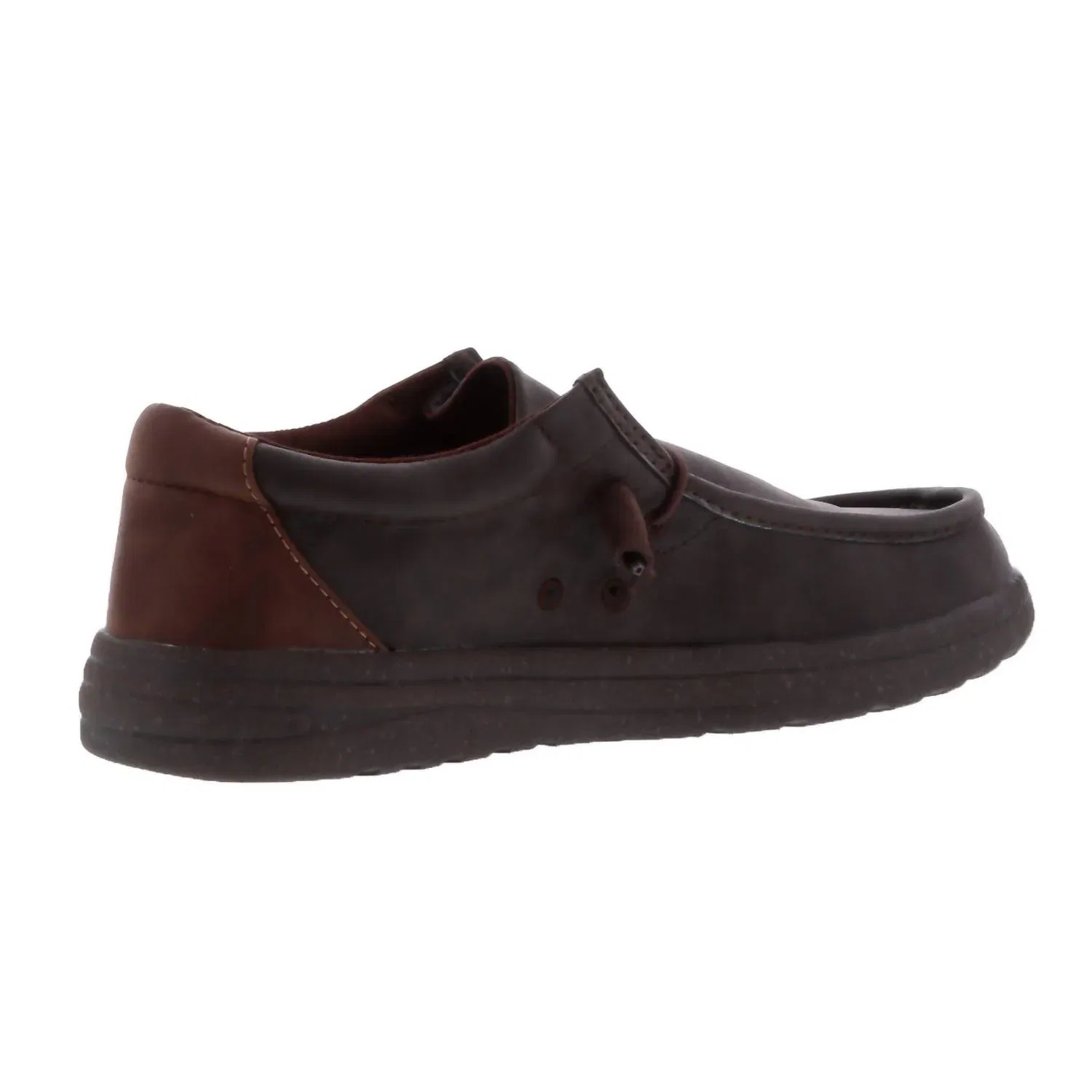 Lamo Мужские парусиновые кеды Paul Canvas Deck Shoe, цвет вощеный шоколад — фото 3