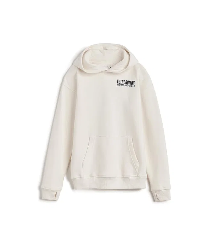 Худи Pullover Hoodie abercrombie kids, Jet Stream